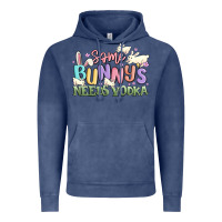 Vintage Denim some bunnys needs vodka Vintage Hoodie - MaliasSmallBusiness