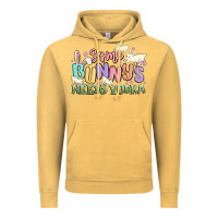 Vintage Mustard some bunnys needs vodka Vintage Hoodie - MaliasSmallBusiness