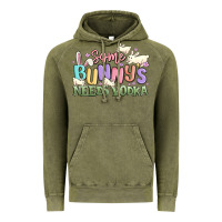 Vintage Olive some bunnys needs vodka Vintage Hoodie - MaliasSmallBusiness