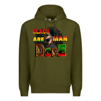 Army Green black man are dope Premium Hoodie - CowGirlArtShop