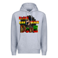 Heather Grey black man are dope Premium Hoodie - CowGirlArtShop
