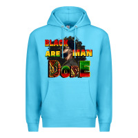 Ocean Blue black man are dope Premium Hoodie - CowGirlArtShop