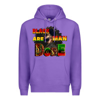 Purple black man are dope Premium Hoodie - CowGirlArtShop