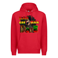 Red black man are dope Premium Hoodie - CowGirlArtShop