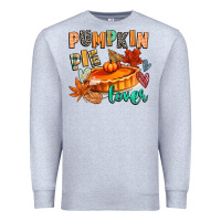 Heather Grey pumpkin pie lover Premium Sweatshirt - CowGirlArtShop