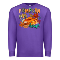 Purple pumpkin pie lover Premium Sweatshirt - CowGirlArtShop
