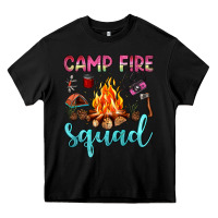 Black camp fire squad Heavy Core Tee - JahusDesignShop