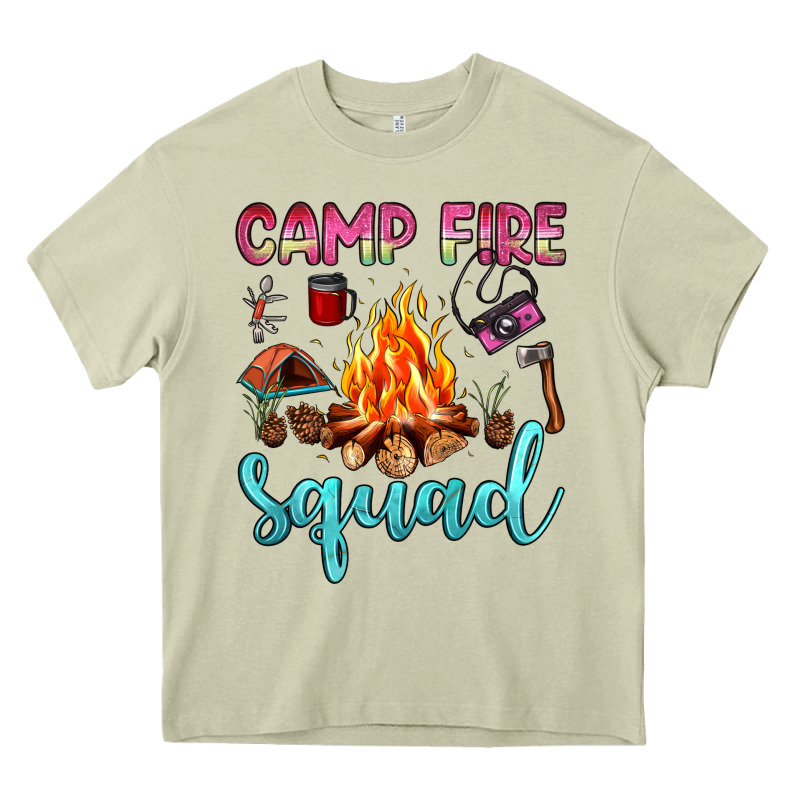 Camp Fire Squad Heavy Core Tee by JahusDesignShop | Teevron