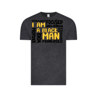 Vintage Black i am a black man Vintage Tee - MaliasSmallBusiness