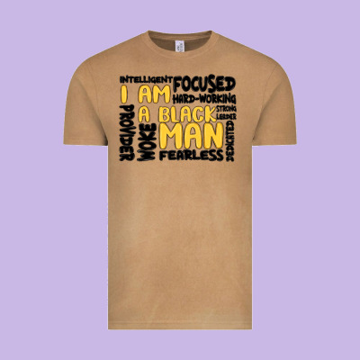 I Am A Black Man Vintage Tee Designed By Maliassmallbusiness