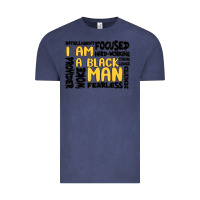 Vintage Denim i am a black man Vintage Tee - MaliasSmallBusiness