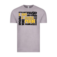 Vintage Zinc i am a black man Vintage Tee - MaliasSmallBusiness