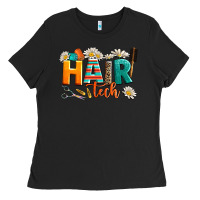 Black hair tech Ladies Tee - AdoDesignShop