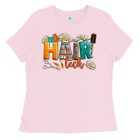 Bubblegum Pink hair tech Ladies Tee - AdoDesignShop