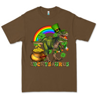 Cacao luckysaurus and st patricks Premium Tee - AdoDesignShop
