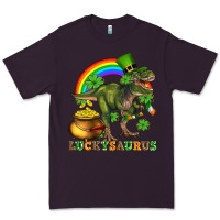 Plum luckysaurus and st patricks Premium Tee - AdoDesignShop
