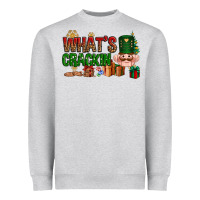 What's Crackin Christmas Heavyweight Sweatshirt | Teevron