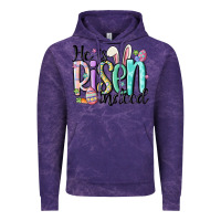 Cloud Purple he is risen indeed Vintage Hoodie - MaliasSmallBusiness