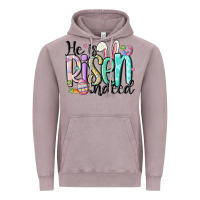 Vintage Zinc he is risen indeed Vintage Hoodie - MaliasSmallBusiness