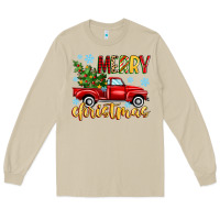 Merry Christmas Truck Long Sleeve Tee | Teevron