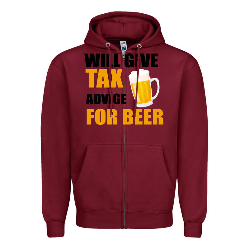 Tax Day Will Give Advice For Beer Gift Zipper Hoodie by Bettercallsaul | Teevron
