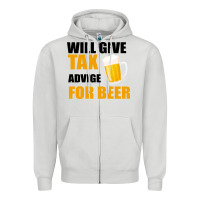 Dove Grey Tax Day Will Give Advice For Beer Gift Zipper Hoodie - Bettercallsaul