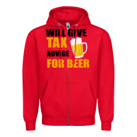 Red Tax Day Will Give Advice For Beer Gift Zipper Hoodie - Bettercallsaul
