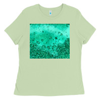 Matcha green glitter Ladies Tee - JahusDesignShop