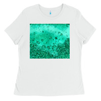 White green glitter Ladies Tee - JahusDesignShop