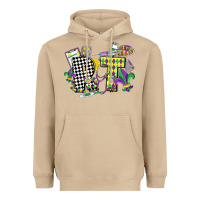 Mushroom respiratory therapist mardi gras Heavyweight Hoodie - CowGirlArtShop