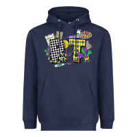 Navy respiratory therapist mardi gras Heavyweight Hoodie - CowGirlArtShop