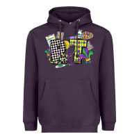 Plum respiratory therapist mardi gras Heavyweight Hoodie - CowGirlArtShop