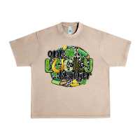 French Oak one lucky teacher Urban Heavy Tee - MaliasSmallBusiness