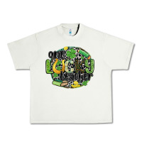 Pistachio one lucky teacher Urban Heavy Tee - MaliasSmallBusiness