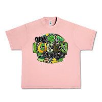 Salmon one lucky teacher Urban Heavy Tee - MaliasSmallBusiness