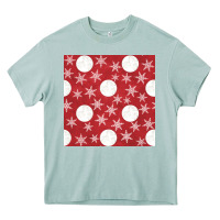 Arona christmas snow flakes seamless pattern Heavy Core Tee - BundleAndBundleShop