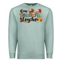 Seafoam one thankful teacher Premium Sweatshirt - CowGirlArtShop
