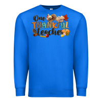 True Royal one thankful teacher Premium Sweatshirt - CowGirlArtShop