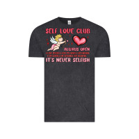 Vintage Black self love club Vintage Tee - MaliasSmallBusiness