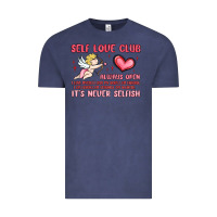 Vintage Denim self love club Vintage Tee - MaliasSmallBusiness