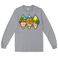 Heather Grey sunrise sunburn sunset repeat Long Sleeve Tee - JahusDesignShop