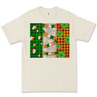 Bone irish flag with shamrocks and heart Premium Tee - AdoDesignShop