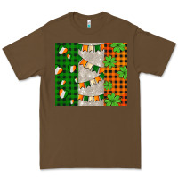 Cacao irish flag with shamrocks and heart Premium Tee - AdoDesignShop