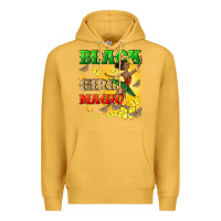 Mustard black girl magic Premium Hoodie - CowGirlArtShop