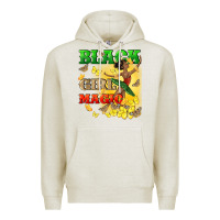 Oatmeal Heather black girl magic Premium Hoodie - CowGirlArtShop