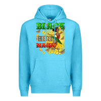 Ocean Blue black girl magic Premium Hoodie - CowGirlArtShop