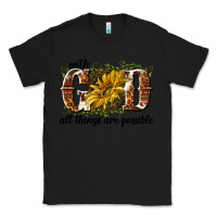 Black with god all things are possible Classic Tee - NancyCooperArtShop