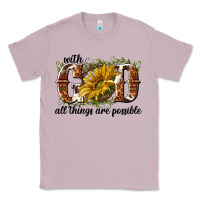 Lilac with god all things are possible Classic Tee - NancyCooperArtShop