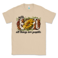 Mushroom with god all things are possible Classic Tee - NancyCooperArtShop
