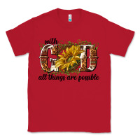 Red with god all things are possible Classic Tee - NancyCooperArtShop
